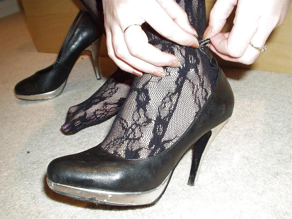 15P Me in my full body lace suit.