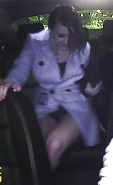 22P Upskirts in the car