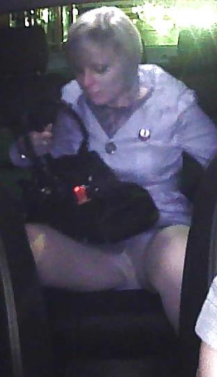 22P Upskirts in the car