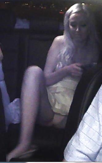 22P Upskirts in the car