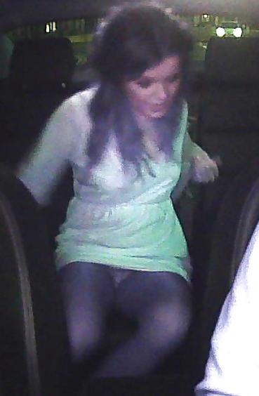 22P Upskirts in the car
