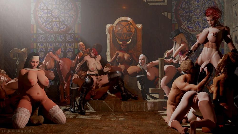 25P group sex (more than 2 people) 12 (cartoon)