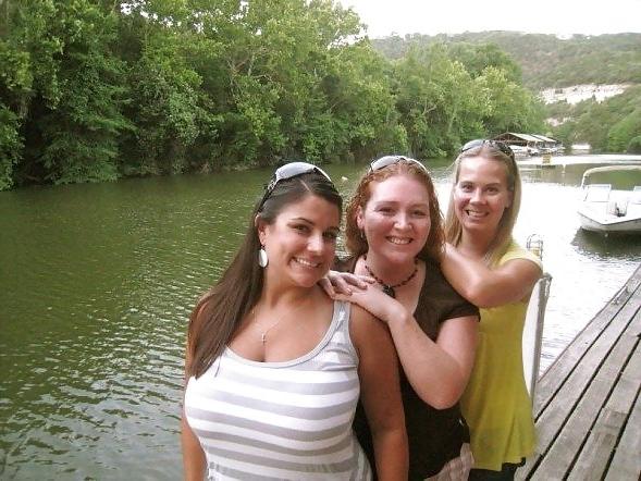25P Me and my besties! Cum all over my tits!