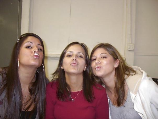 25P Me and my besties! Cum all over my tits!