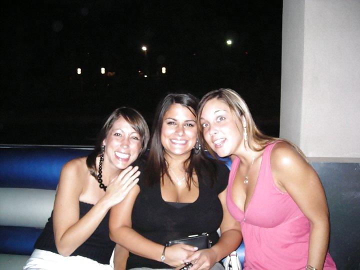 25P Me and my besties! Cum all over my tits!
