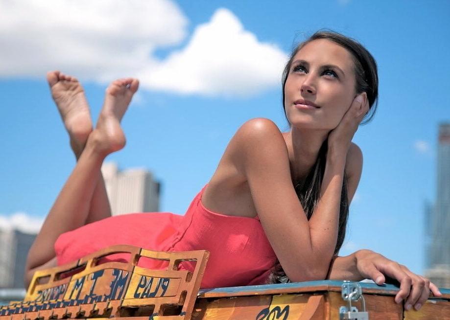 25P Sexy feet in prone position. Belly down feet up. 9