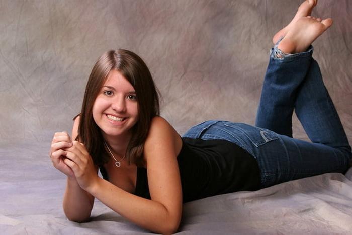 25P Sexy feet in prone position. Belly down feet up. 9