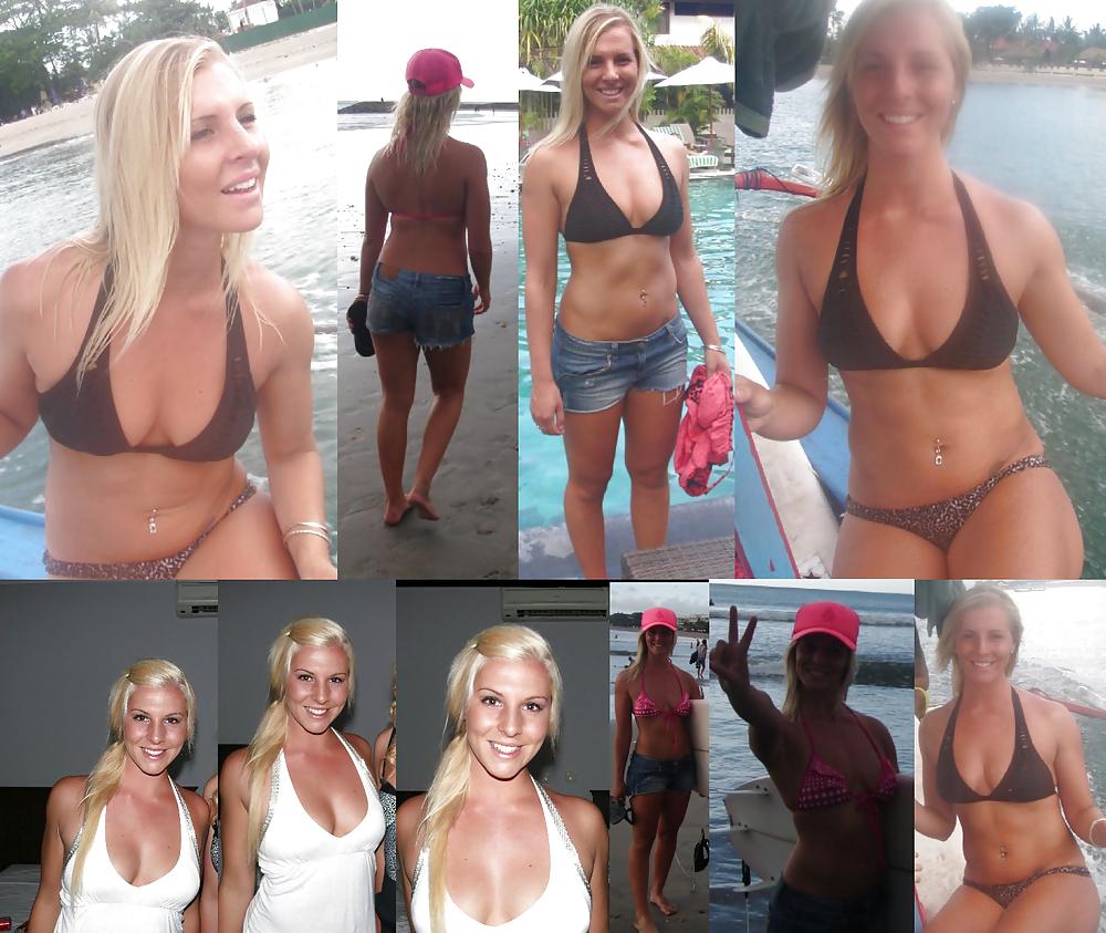 16P Australian Blonde Beach Babe (Bikini-Non-Nude)