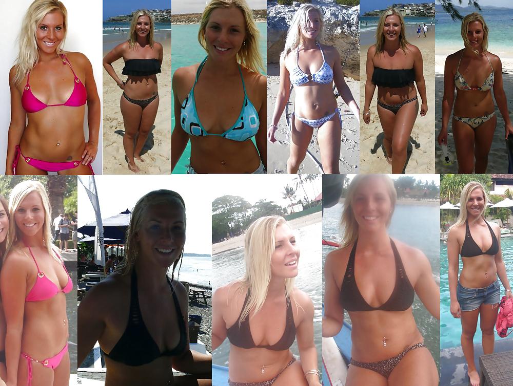 16P Australian Blonde Beach Babe (Bikini-Non-Nude)