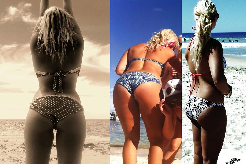 16P Australian Blonde Beach Babe (Bikini-Non-Nude)
