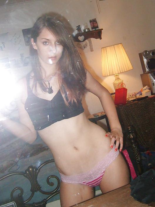 25P Hot teen in front of camera