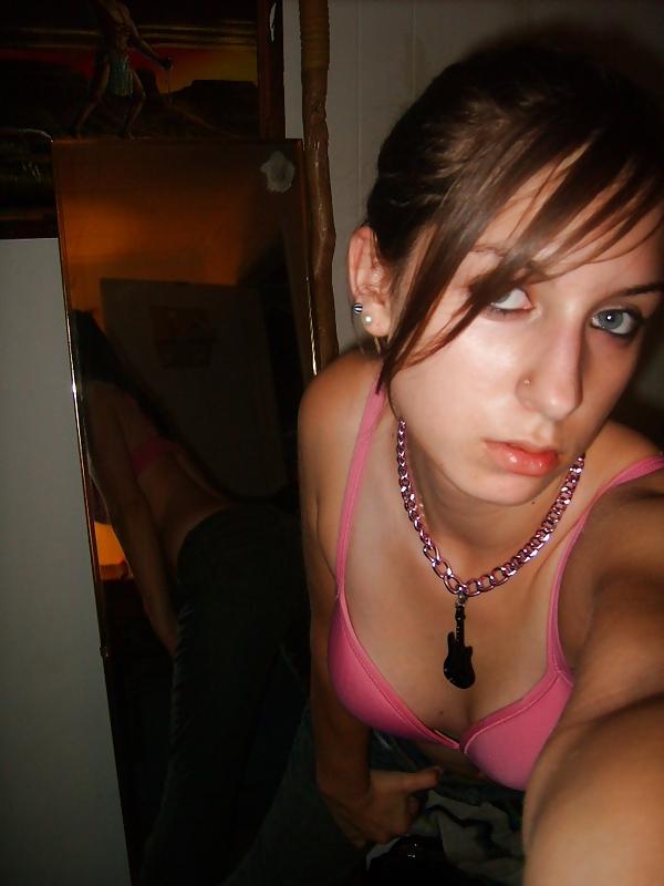 25P Hot teen in front of camera