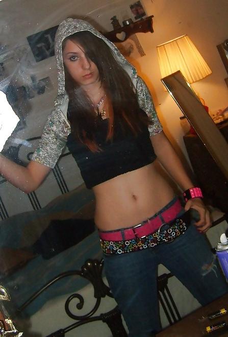 25P Hot teen in front of camera