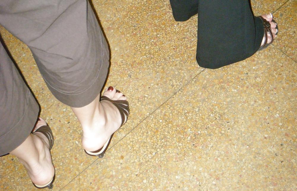 24P Pretty Women's Feet in Strappy Heels - No Trannies