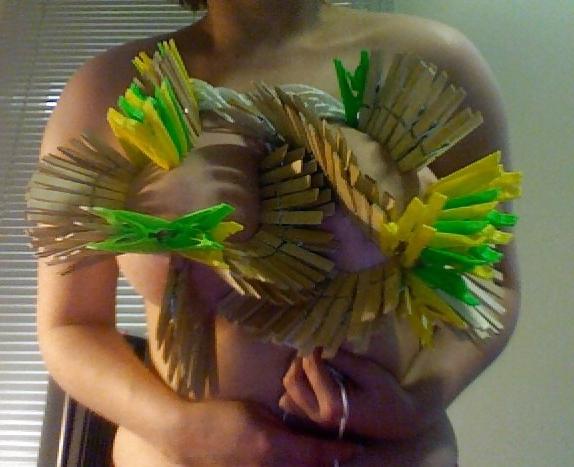 25P Big Natural Boobs Tortured With Over 100 pegs Vol1