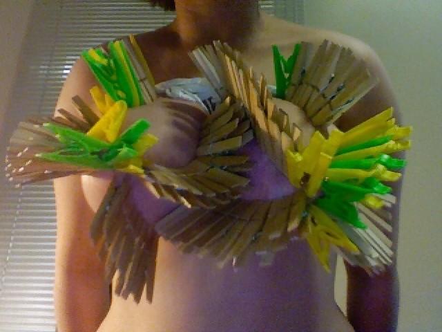 25P Big Natural Boobs Tortured With Over 100 pegs Vol1