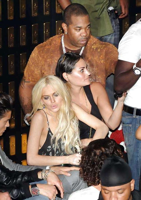 18P Lindsay Lohan ... Busta Rhymes Show 2009