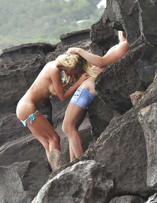 11P Shauna Sand Caught Having Sex on the Beach 
