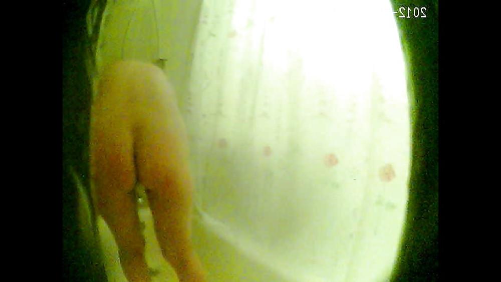 8P Wife undressing for shower 9042012