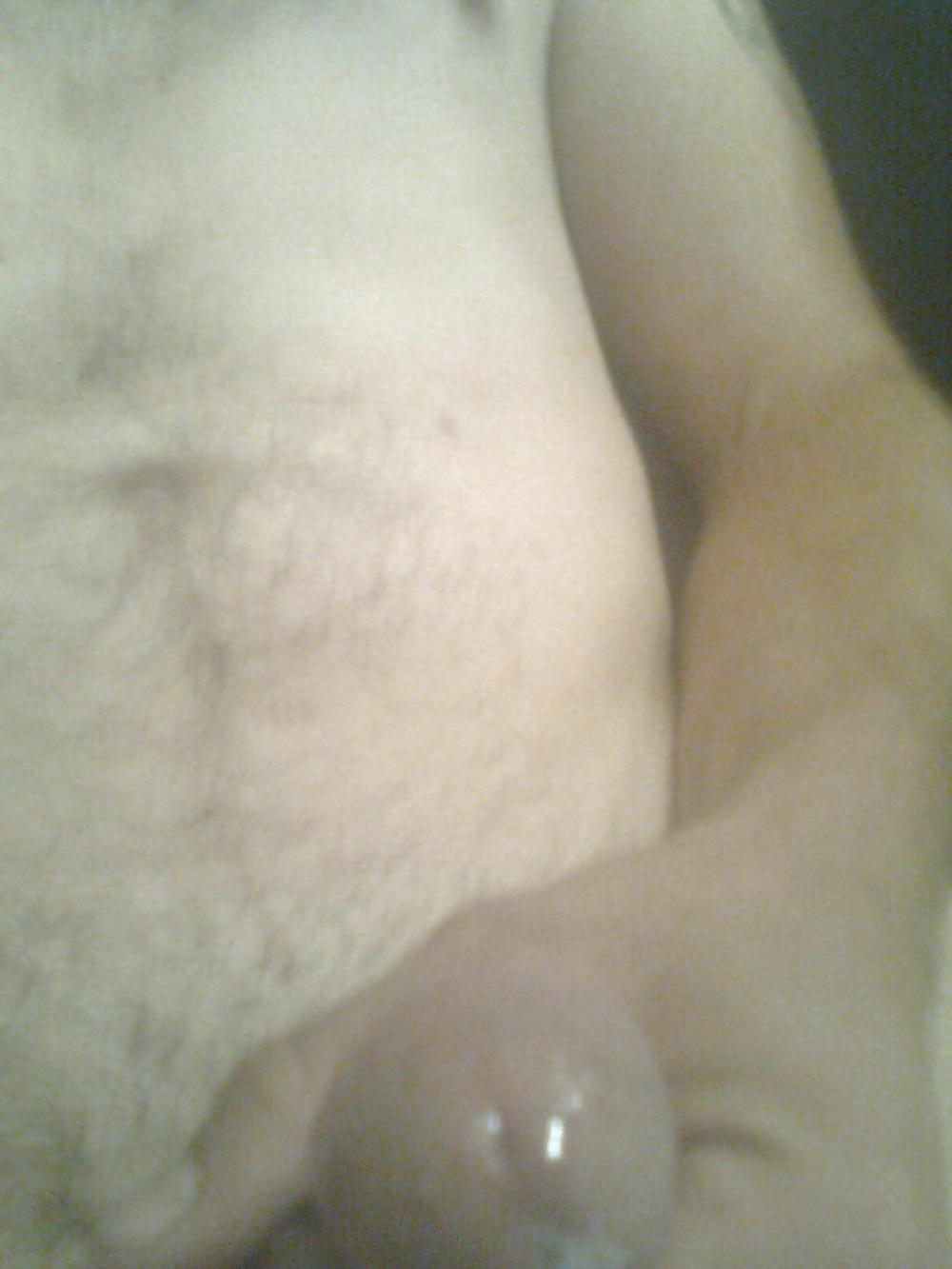 14P Wanking over lesbian porn