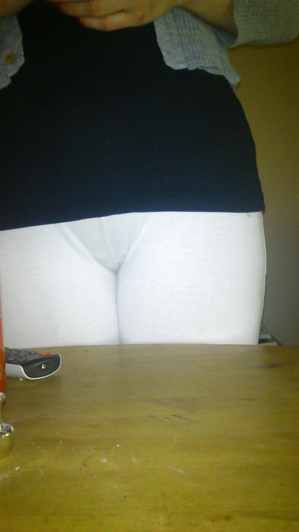18P Wife In Tight Leggings And Panties. 