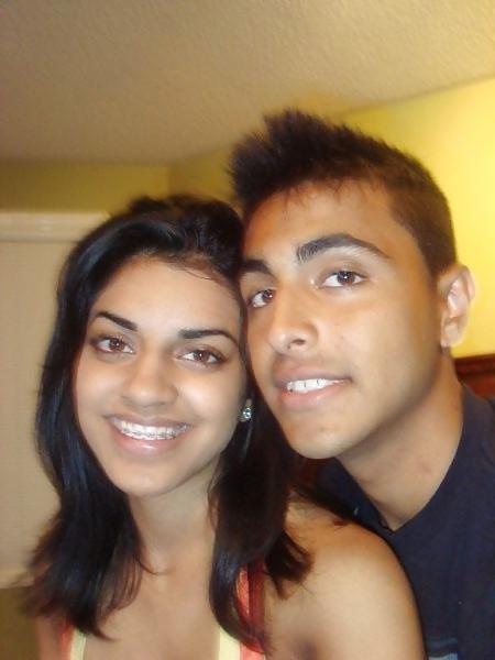 25P Indian college couple having fun