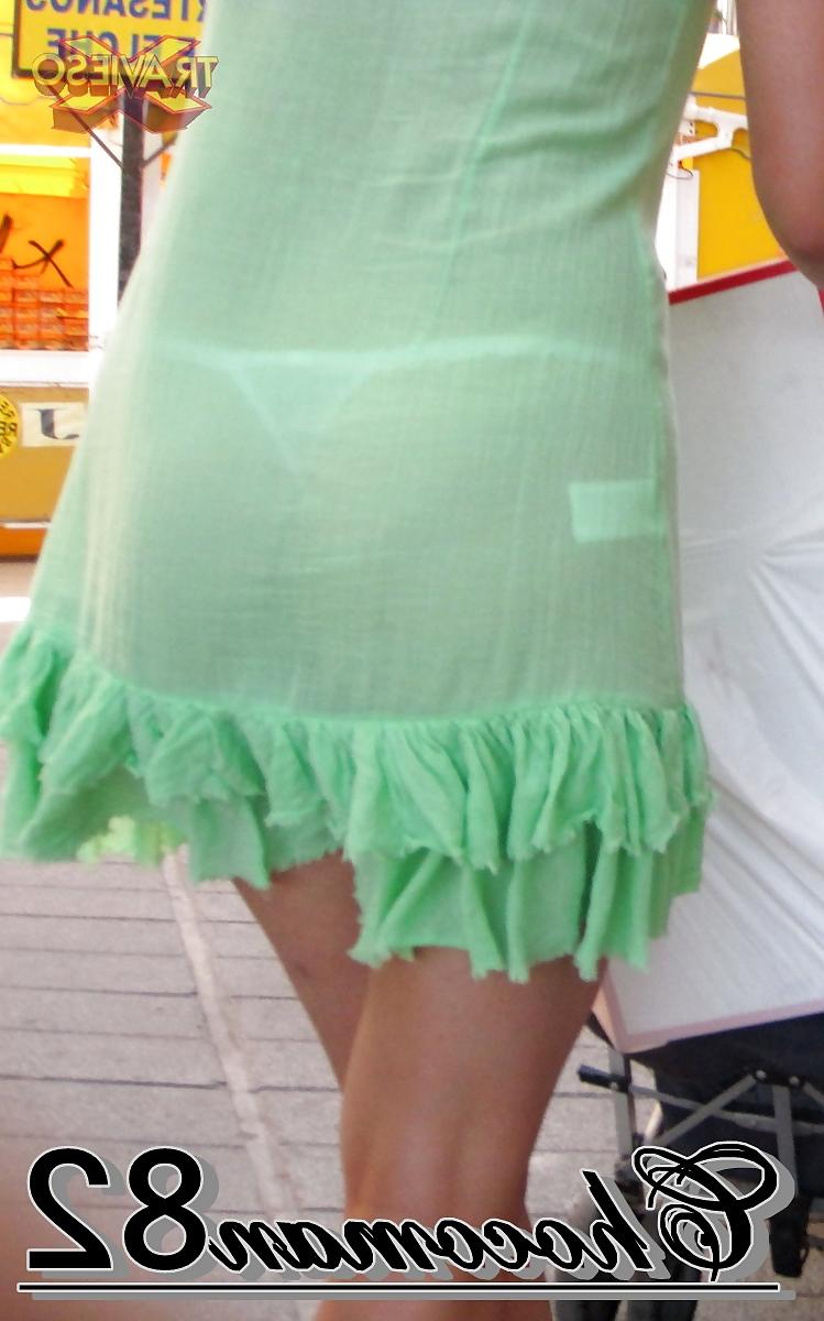 7P Sexy mami visible thong 