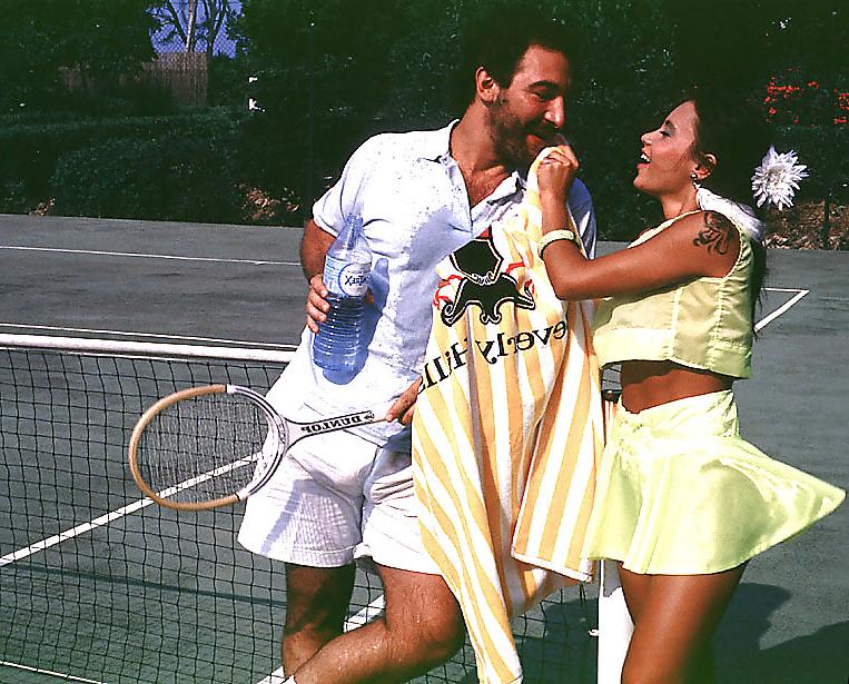 21P Slim brunette getting fucked after a game of tennis