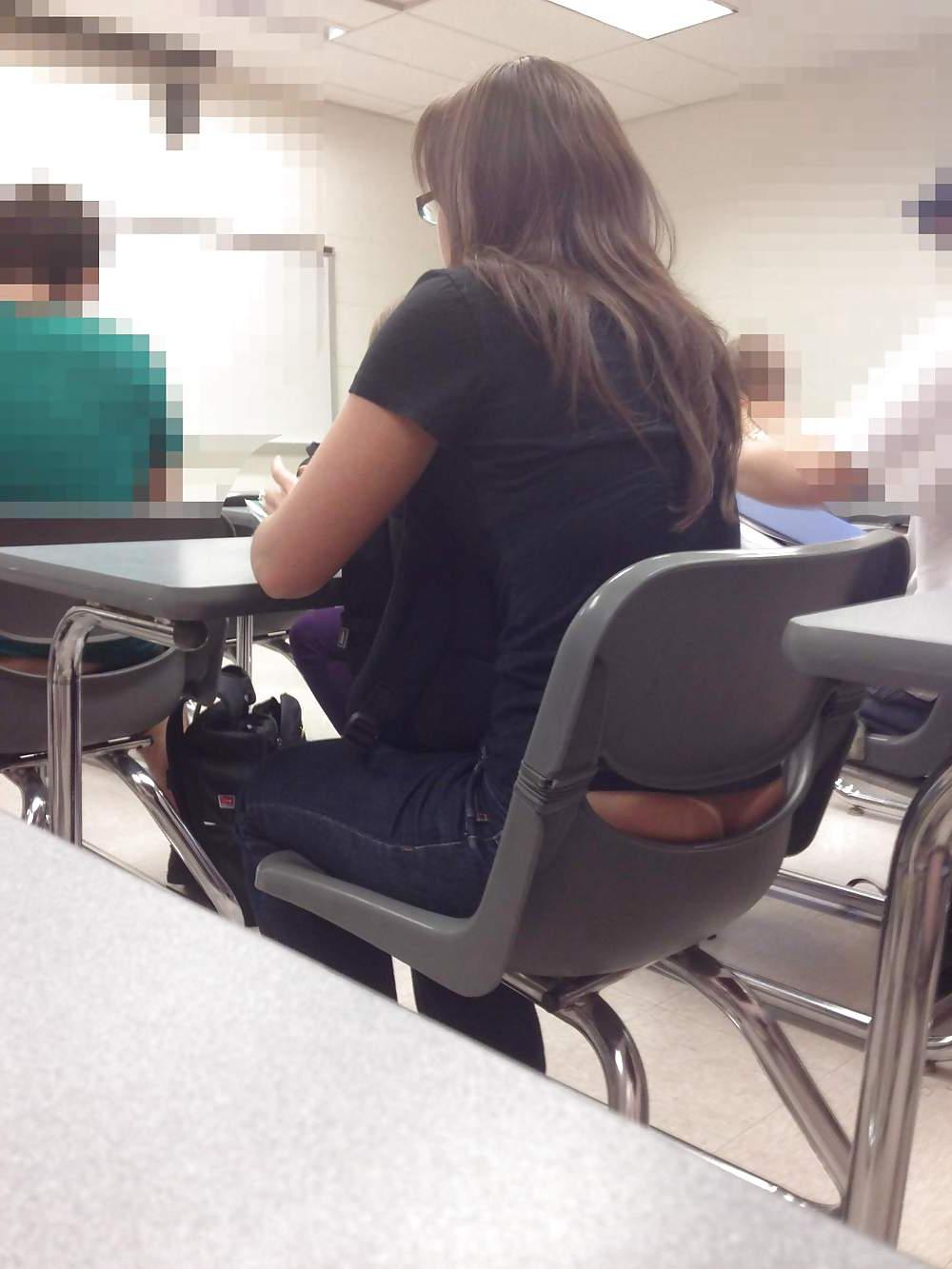 10P University of Toronto, Canada - Classroom Cutie- Ass Crack