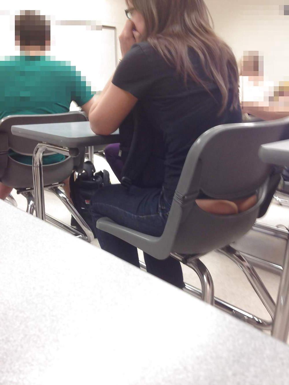 10P University of Toronto, Canada - Classroom Cutie- Ass Crack