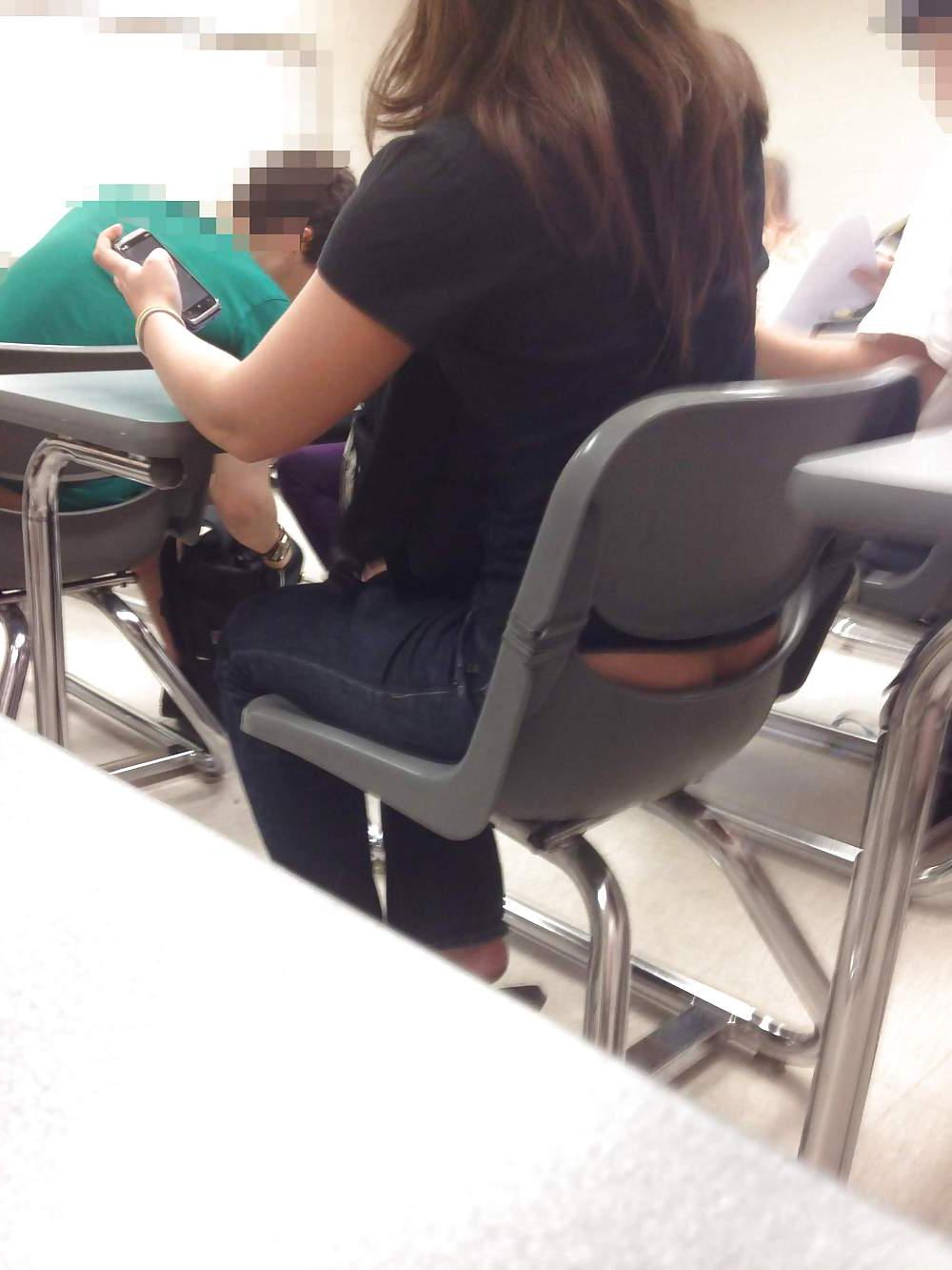 10P University of Toronto, Canada - Classroom Cutie- Ass Crack