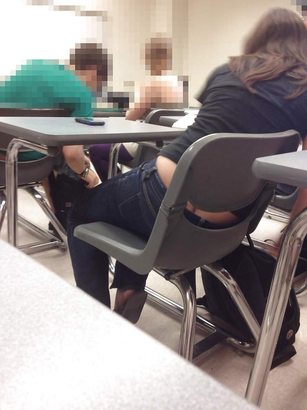 10P University of Toronto, Canada - Classroom Cutie- Ass Crack
