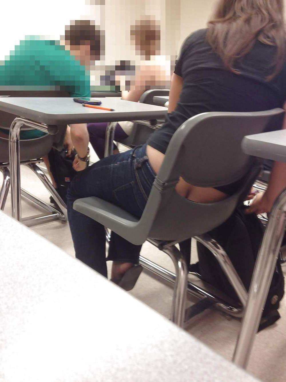 10P University of Toronto, Canada - Classroom Cutie- Ass Crack