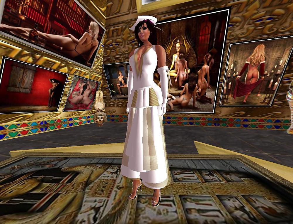 8P My avatar in SecondLife online game (Portfolio #02)