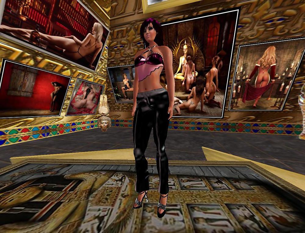 8P My avatar in SecondLife online game (Portfolio #02)