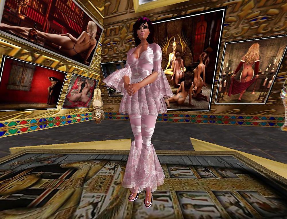 8P My avatar in SecondLife online game (Portfolio #02)