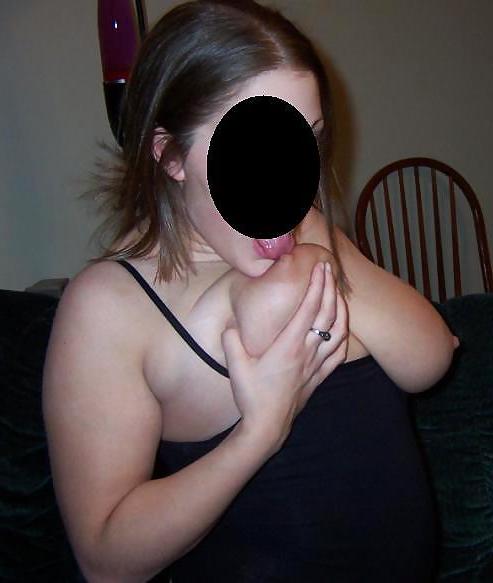 8P Shy girl showing off her big boobies