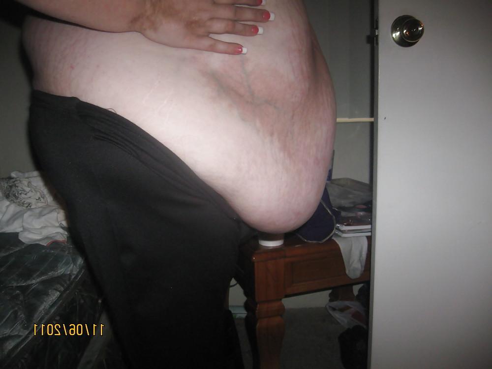 14P My sexy bbw wife belly