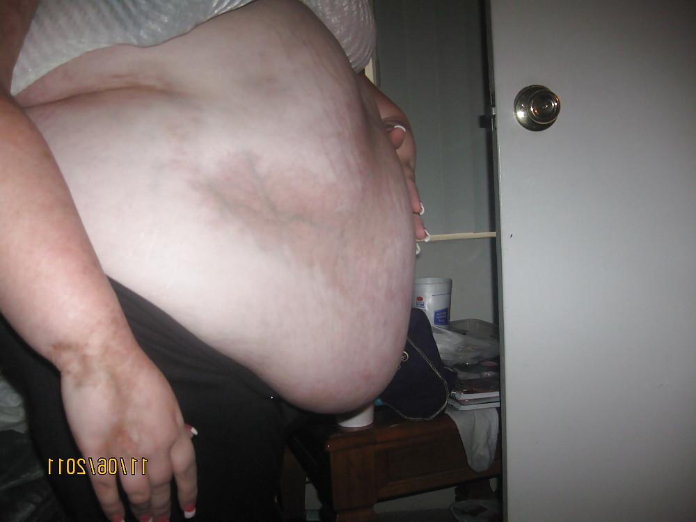 14P My sexy bbw wife belly