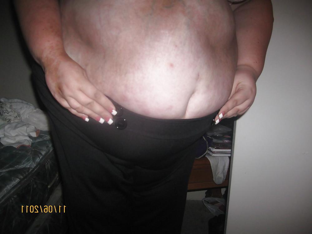 14P My sexy bbw wife belly