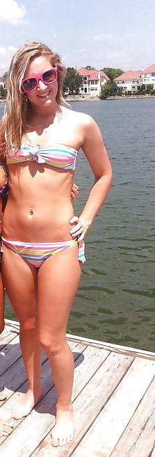25P Perfect teen ass, bikini, skirt, heels