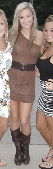 25P Perfect teen ass, bikini, skirt, heels