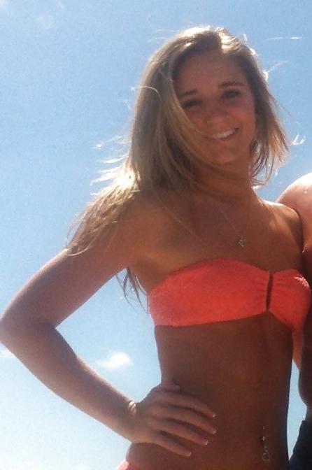 25P Perfect teen ass, bikini, skirt, heels