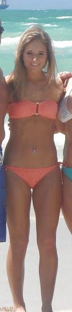 25P Perfect teen ass, bikini, skirt, heels