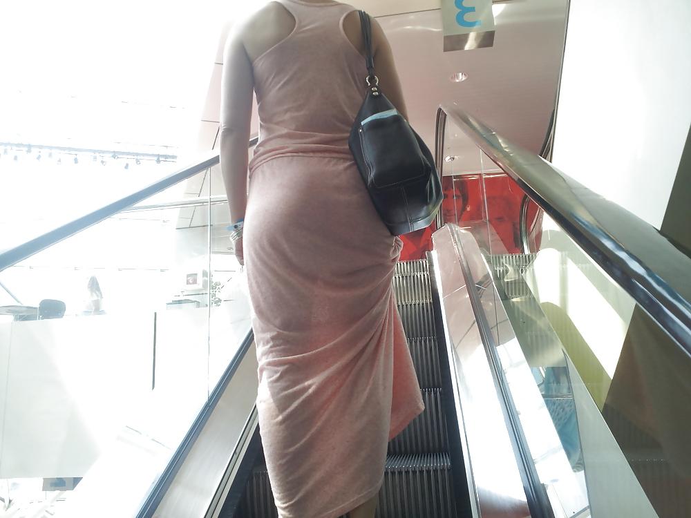 6P Hot MILF in See-Thru Dress