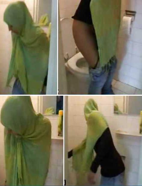 25P Jilbab & hijab & niqab & arab & tudung turban - hidden cam 