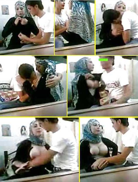 25P jilbab & hijab & niqab & arab & tudung turban - hidden cam