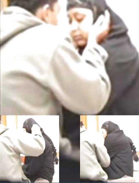 25P jilbab & hijab & niqab & arab & tudung turban - hidden cam