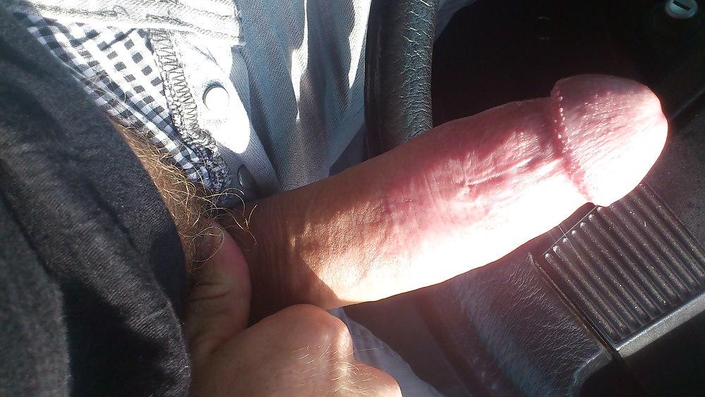 11P My cock in public in my car