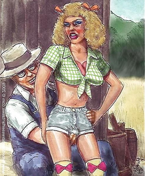 25P Cartoon gay sissy
